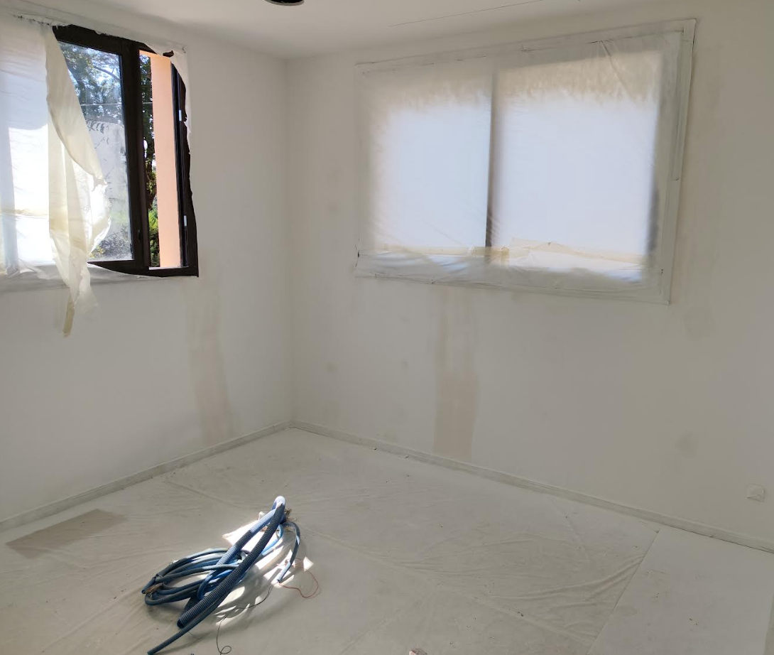 Remise en état d'un appartement après travaux à Grasse